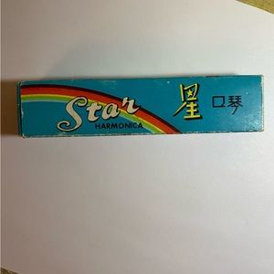Vintage STAR Harmonica in original box